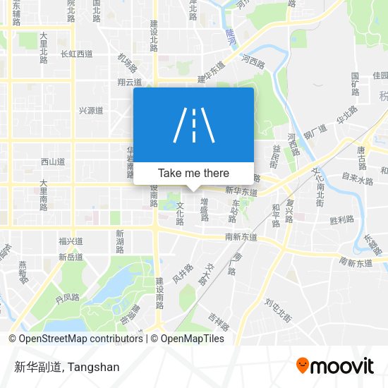 新华副道 map