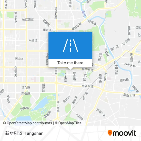 新华副道 map