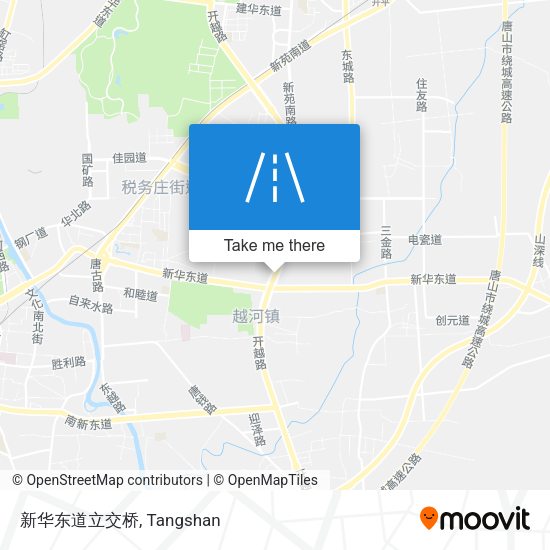新华东道立交桥 map