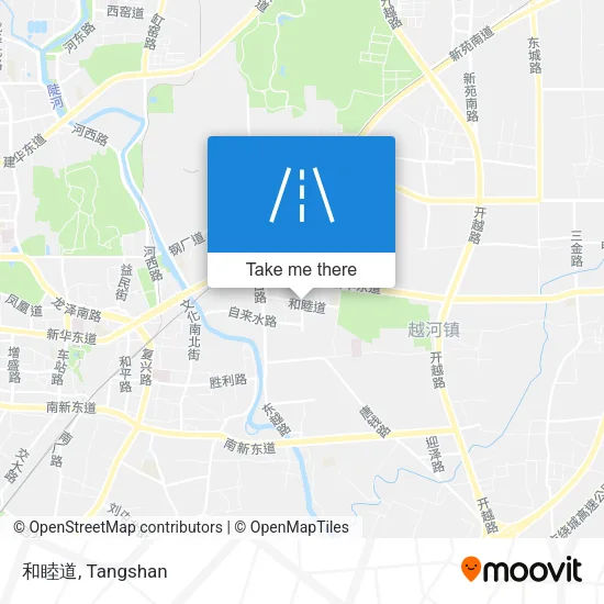 和睦道 map