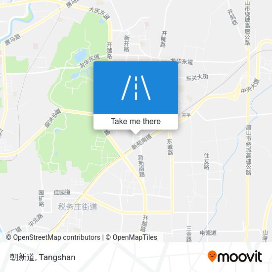 朝新道 map