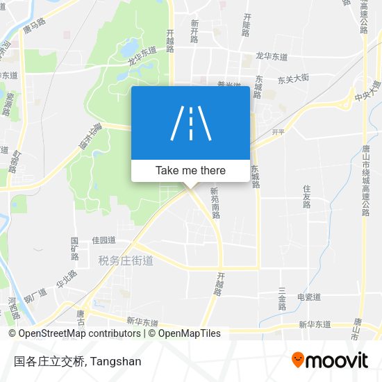 国各庄立交桥 map