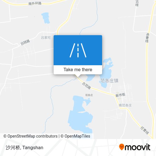 沙河桥 map
