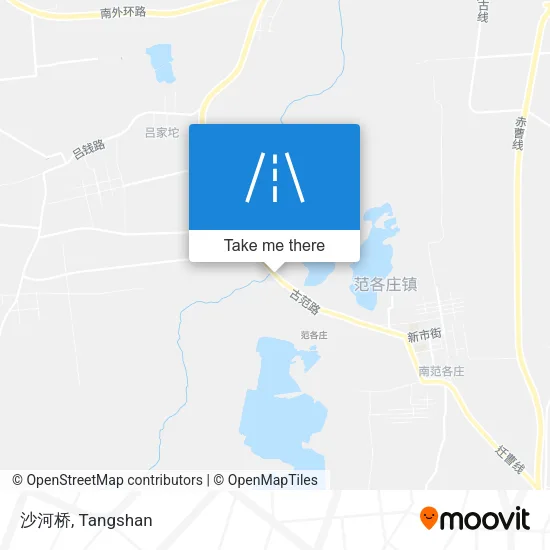 沙河桥 map