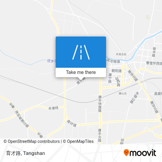 育才路 map
