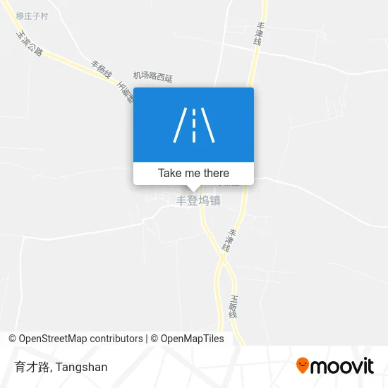 育才路 map