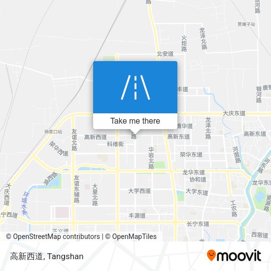 高新西道 map