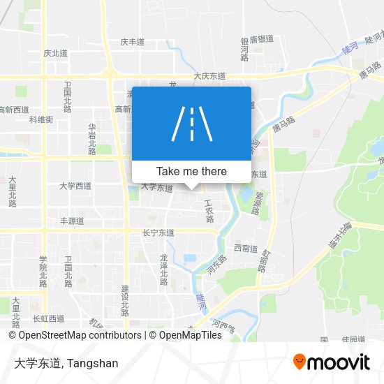大学东道 map