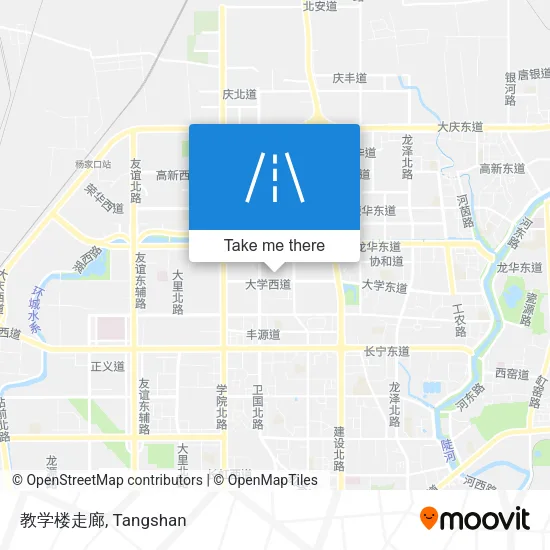 教学楼走廊 map
