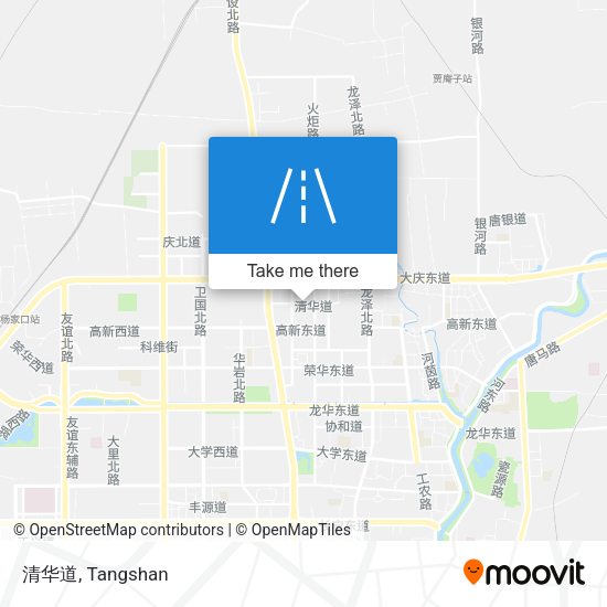 清华道 map