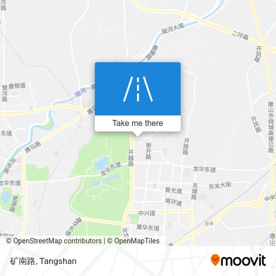 矿南路 map