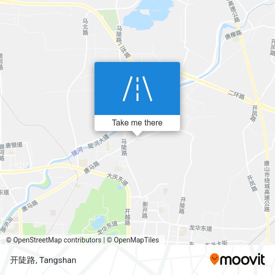 开陡路 map