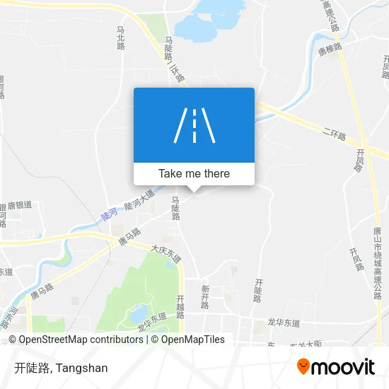 开陡路 map