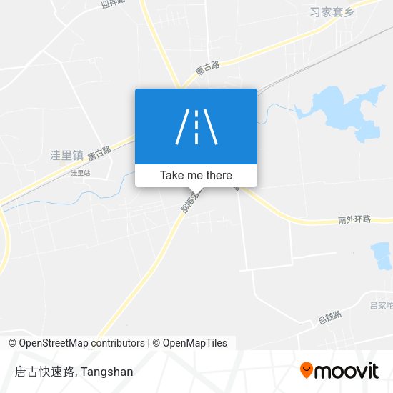 唐古快速路 map