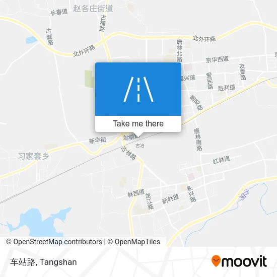 车站路 map