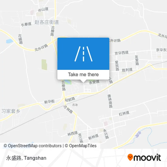 永盛路 map