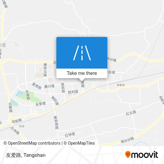友爱路 map