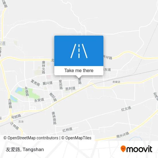 友爱路 map