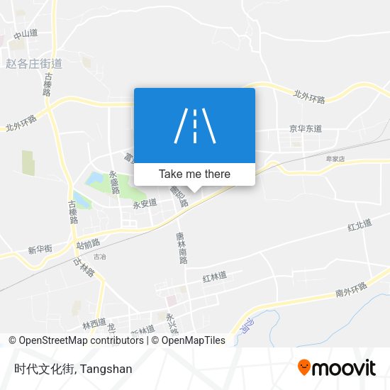 时代文化街 map