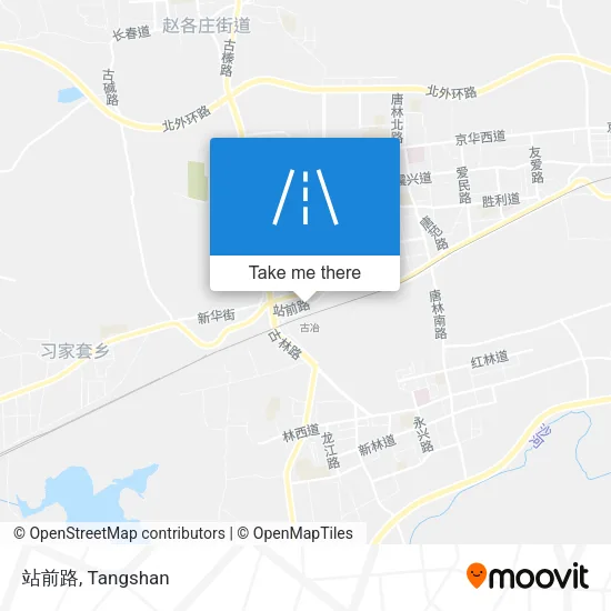 站前路 map