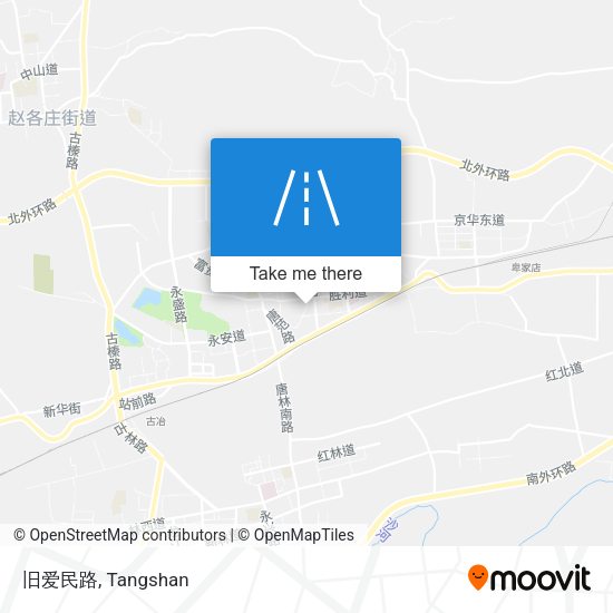 旧爱民路 map