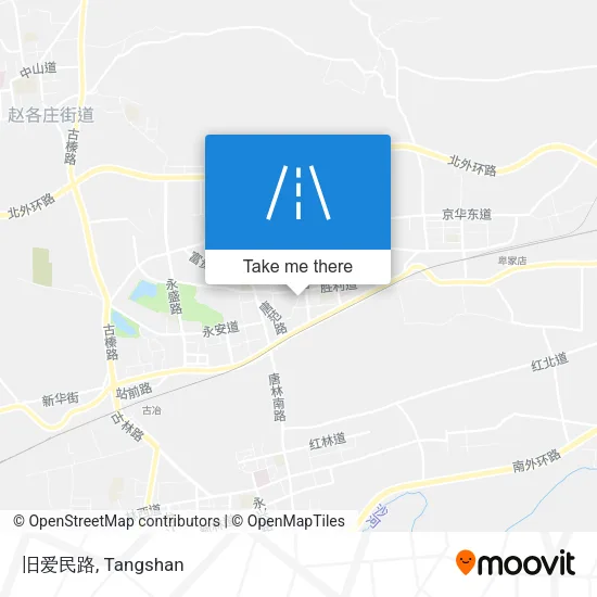 旧爱民路 map
