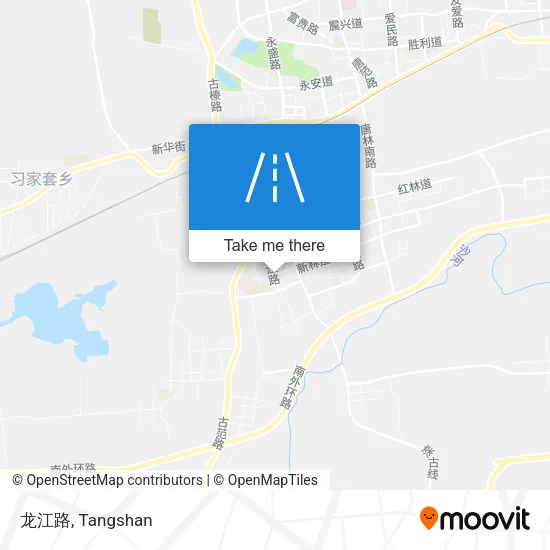 龙江路 map