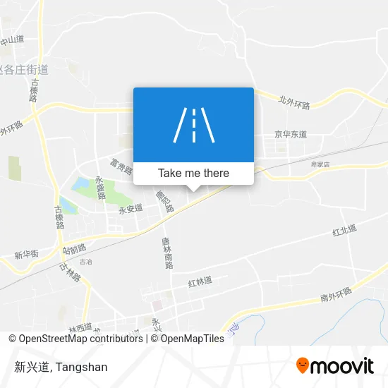新兴道 map