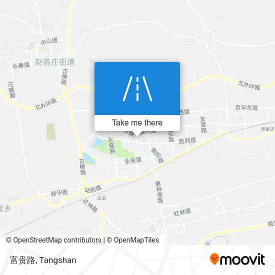 富贵路 map