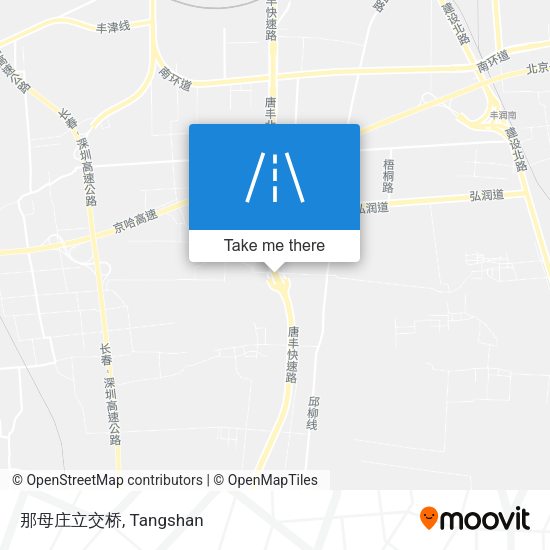 那母庄立交桥 map