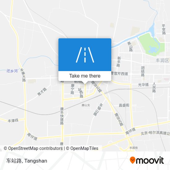 车站路 map