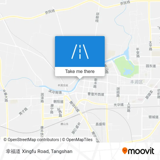 幸福道 Xingfu Road map