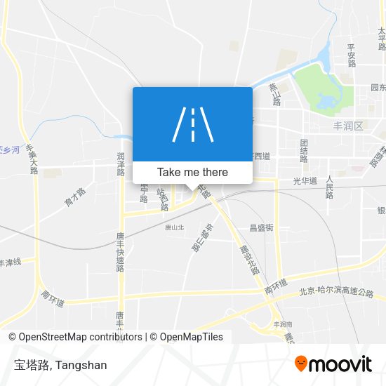 宝塔路 map