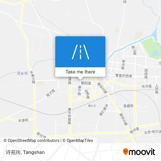 诗苑街 map