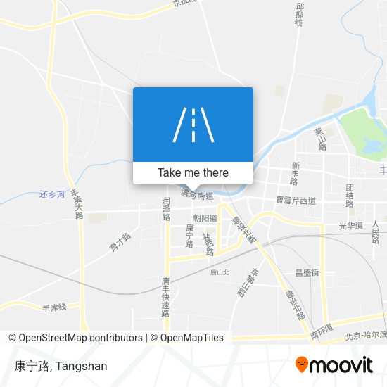 康宁路 map