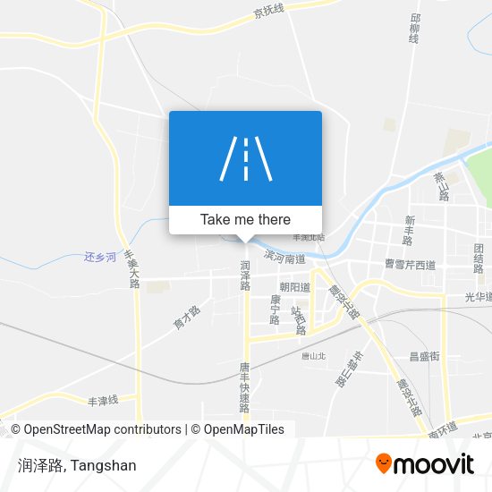 润泽路 map