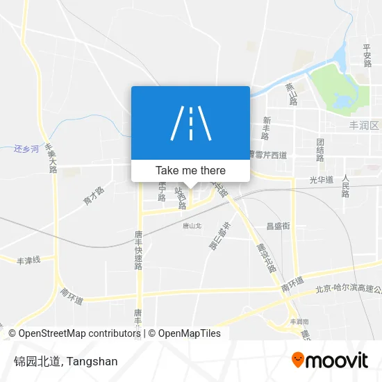锦园北道 map