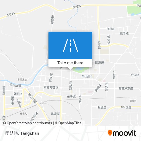 团结路 map