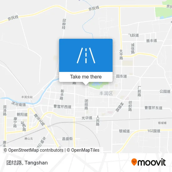 团结路 map