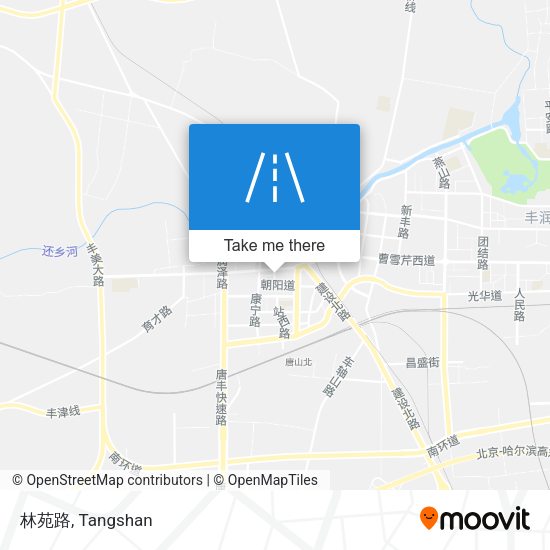 林苑路 map