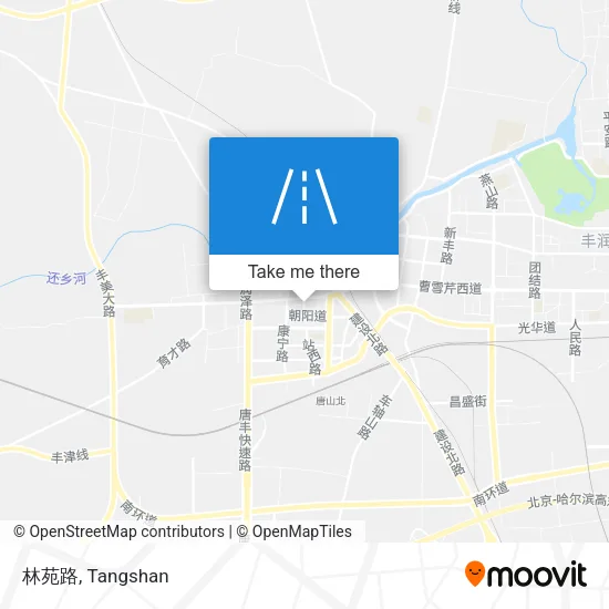 林苑路 map