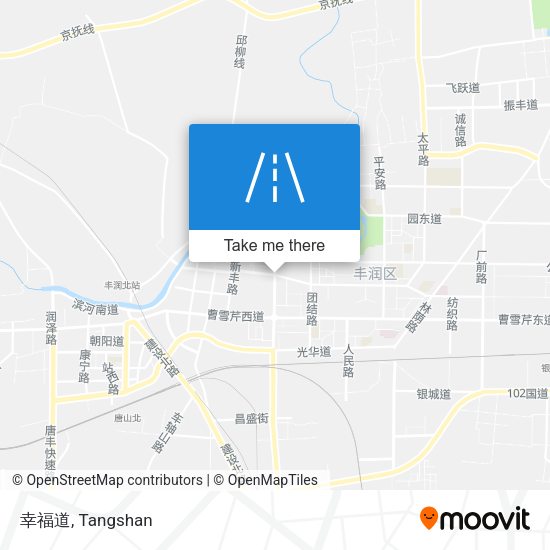 幸福道 map