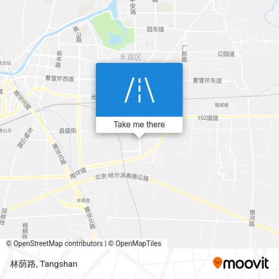 林荫路 map
