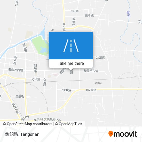 纺织路 map