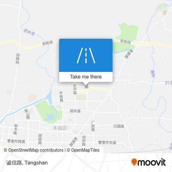 诚信路 map
