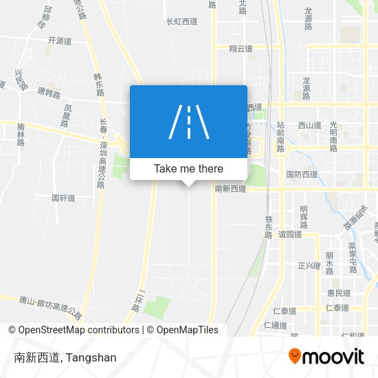 南新西道 map