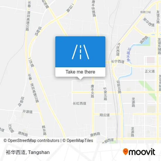 裕华西道 map