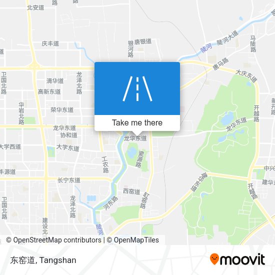 东窑道 map