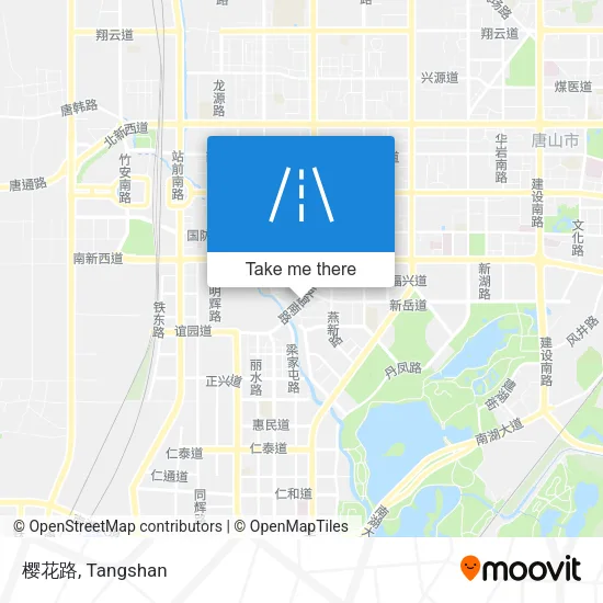 樱花路 map