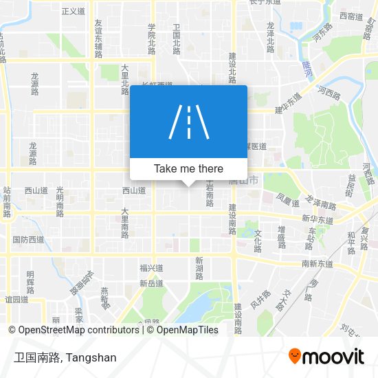 卫国南路 map